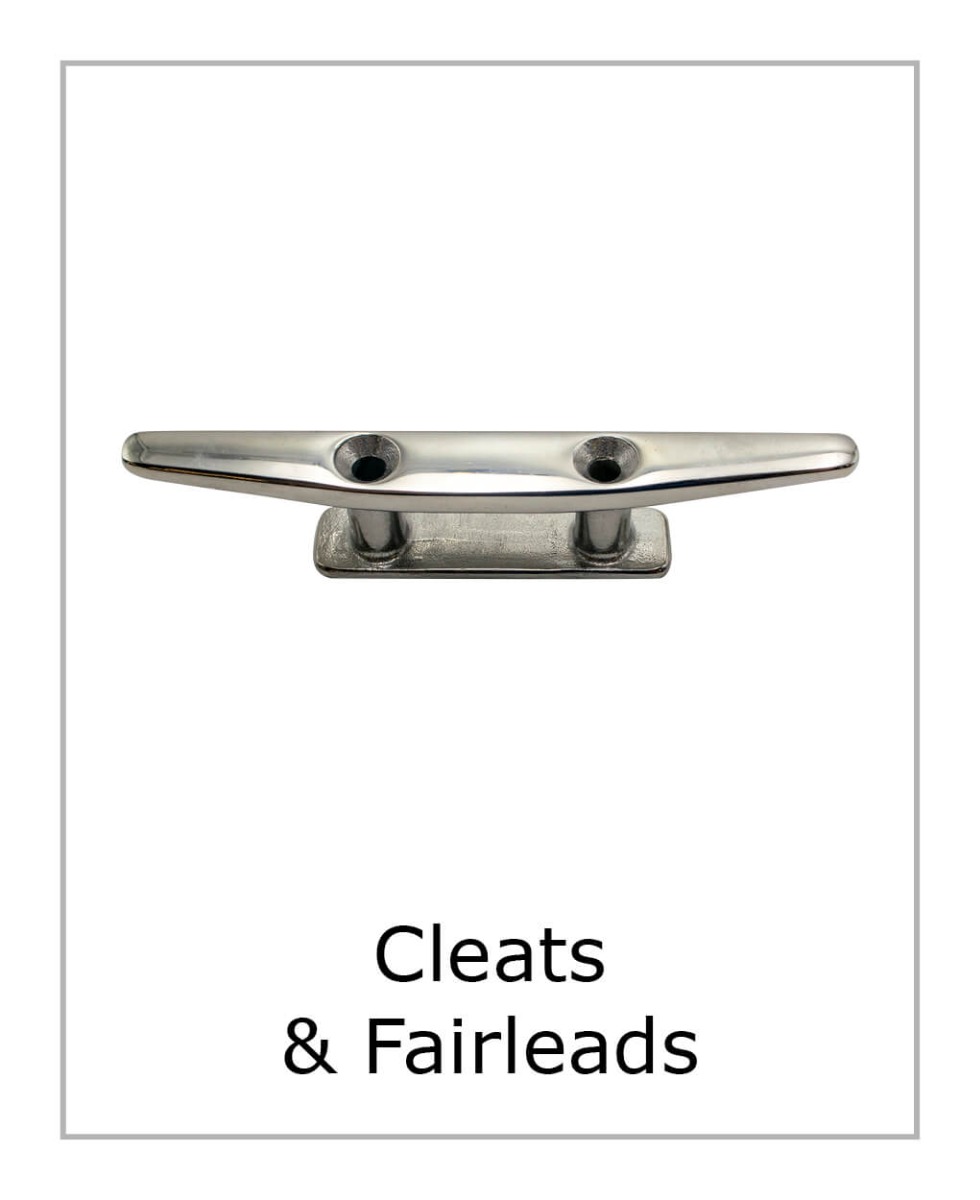 Cleats & Fairleads | Deck Fitting landing page | Burnsco | NZ