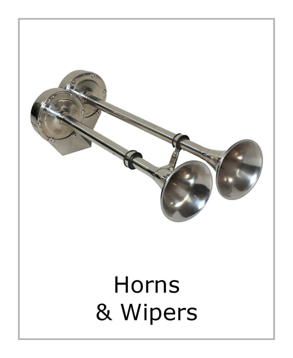 Horns, Wipers and Bilge Pumps | Burnsco | NZ