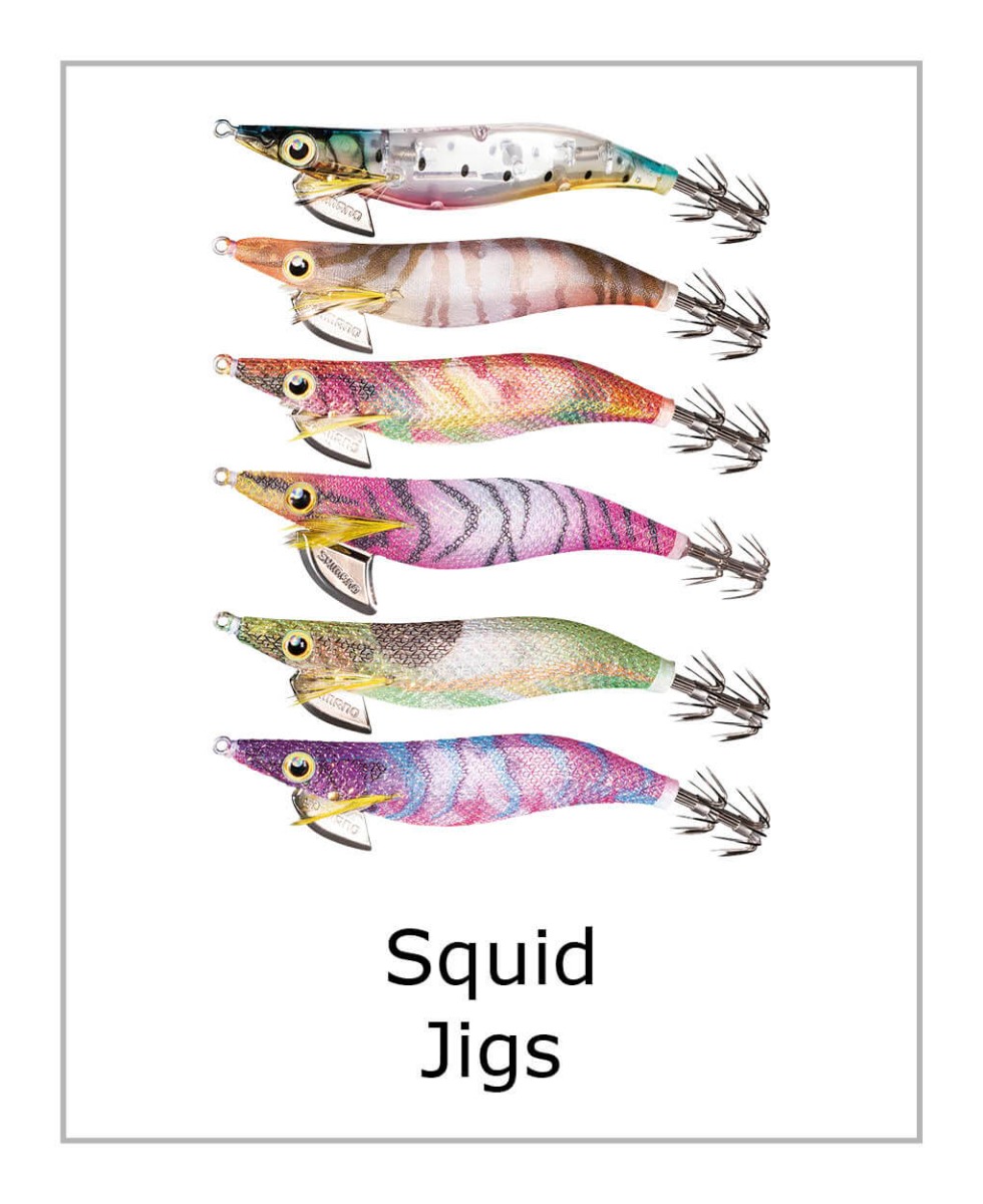 Lures, Jigs & Rigs Category Landing Page - Squid Jigs icon
