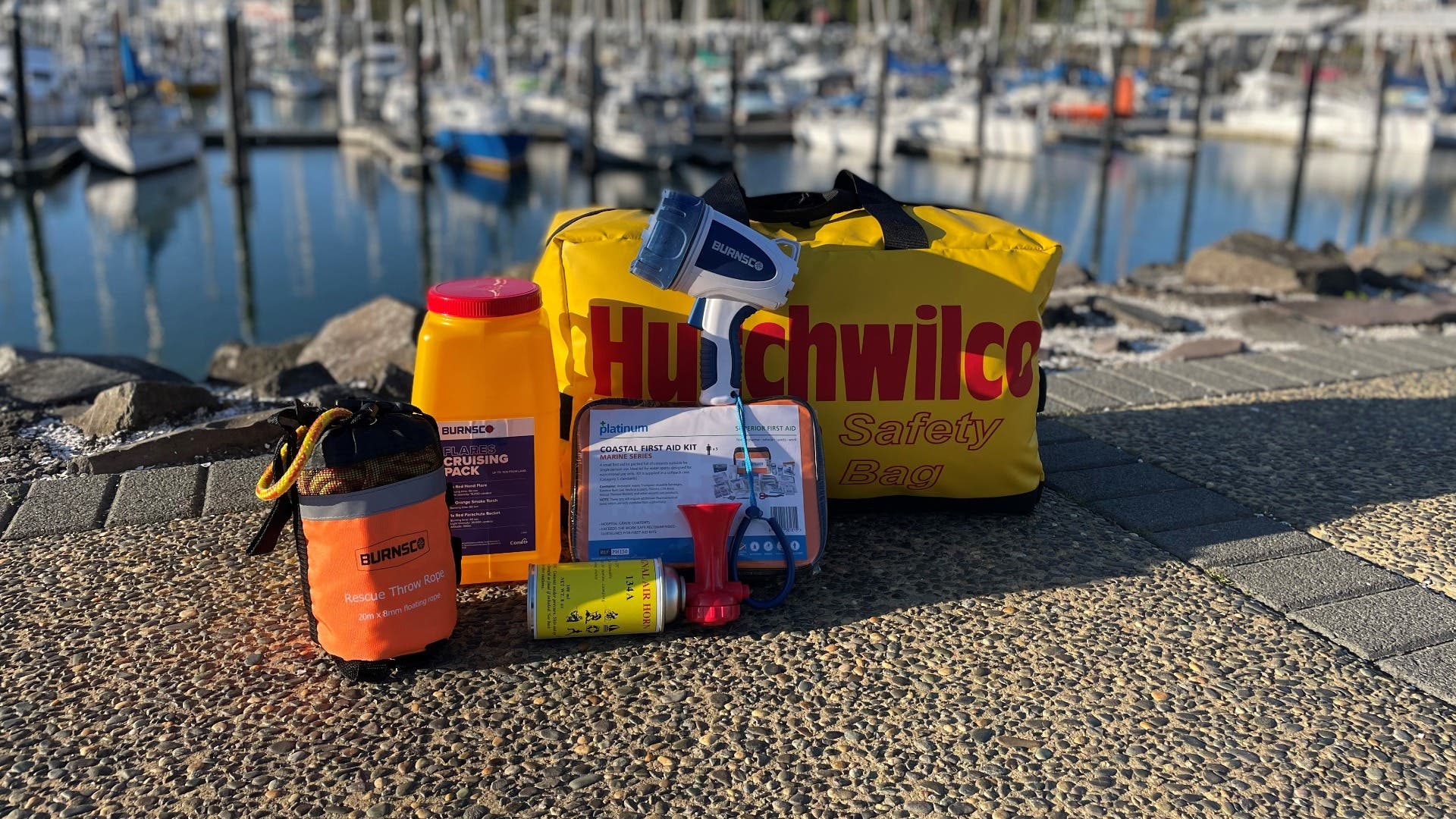 Marine Grab Bag, Safety, Boating, Burnsco